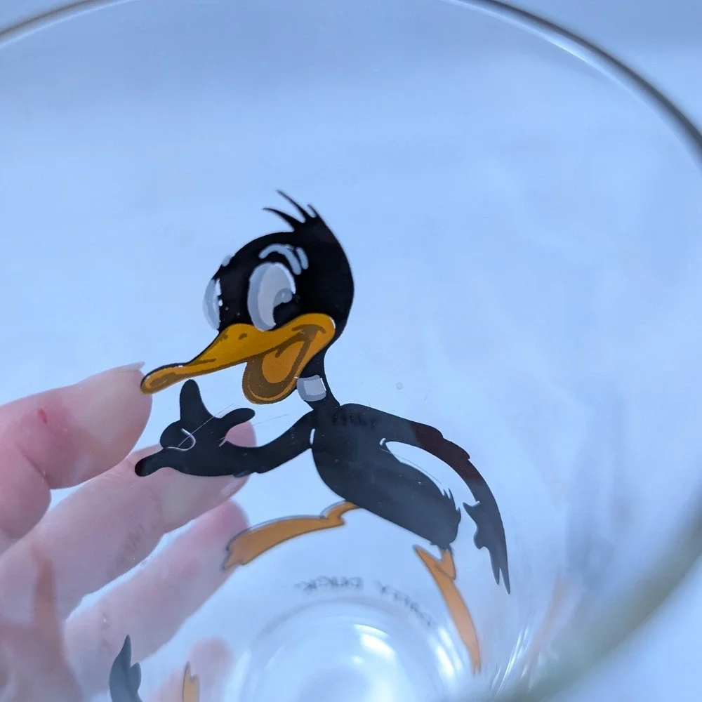 Vintage 1973 Daffy Duck Pepsi Collector Series Glass Looney Tunes‎ Warner Bros